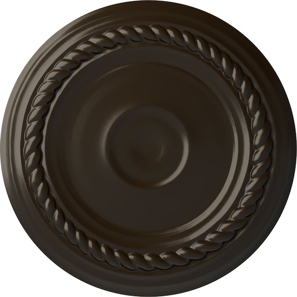 Ekena Millwork Small Alexandria Ceiling Medallion (Fits Canopies up to 4 5/8"), 7 7/8"OD x 3/4"P, Stone Hearth CM07ALSHF - main